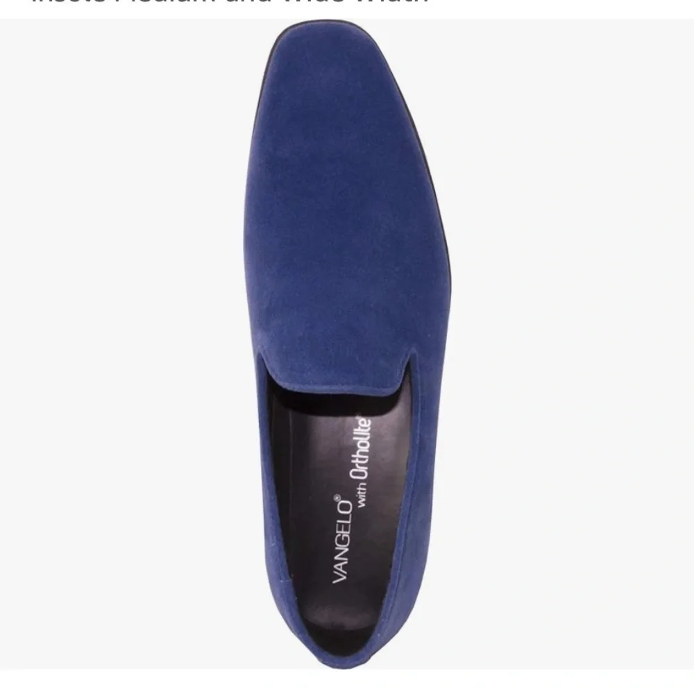 New VANGELO Men Dress Shoe Vallo-3 King-5 Loafer Slip-on  8Wide - Picture 4 of 12